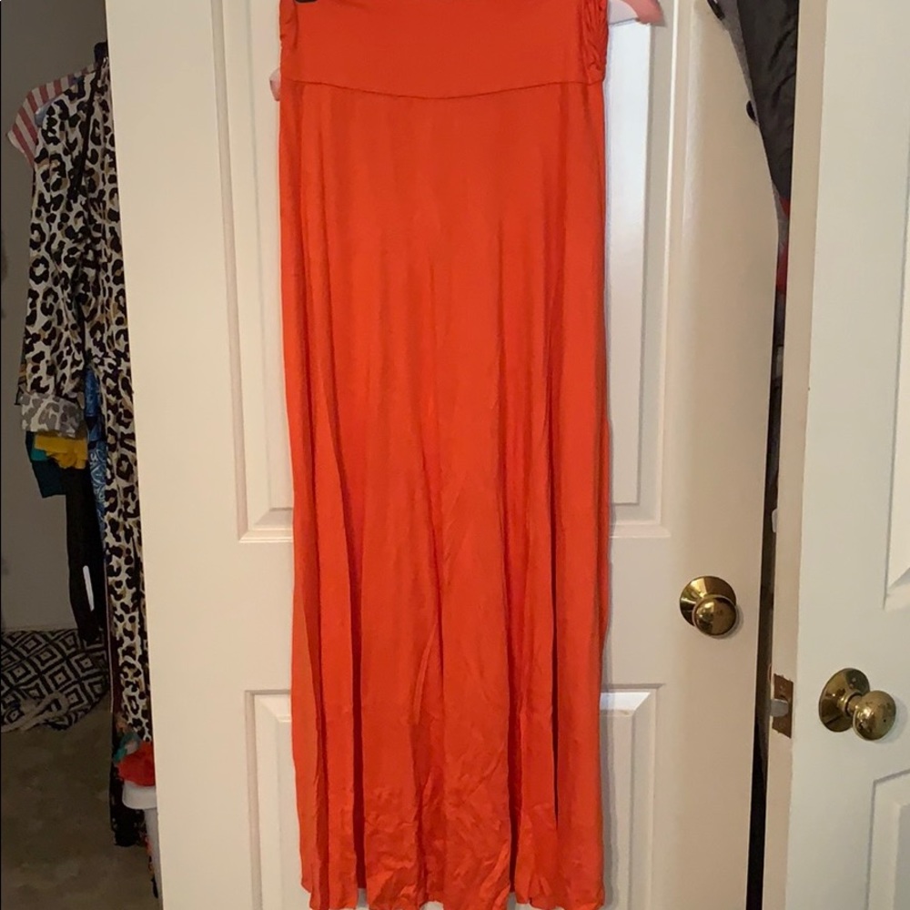 Orange skirt